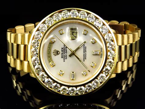 rolex diamond wrist watch|real diamond Rolex watches.